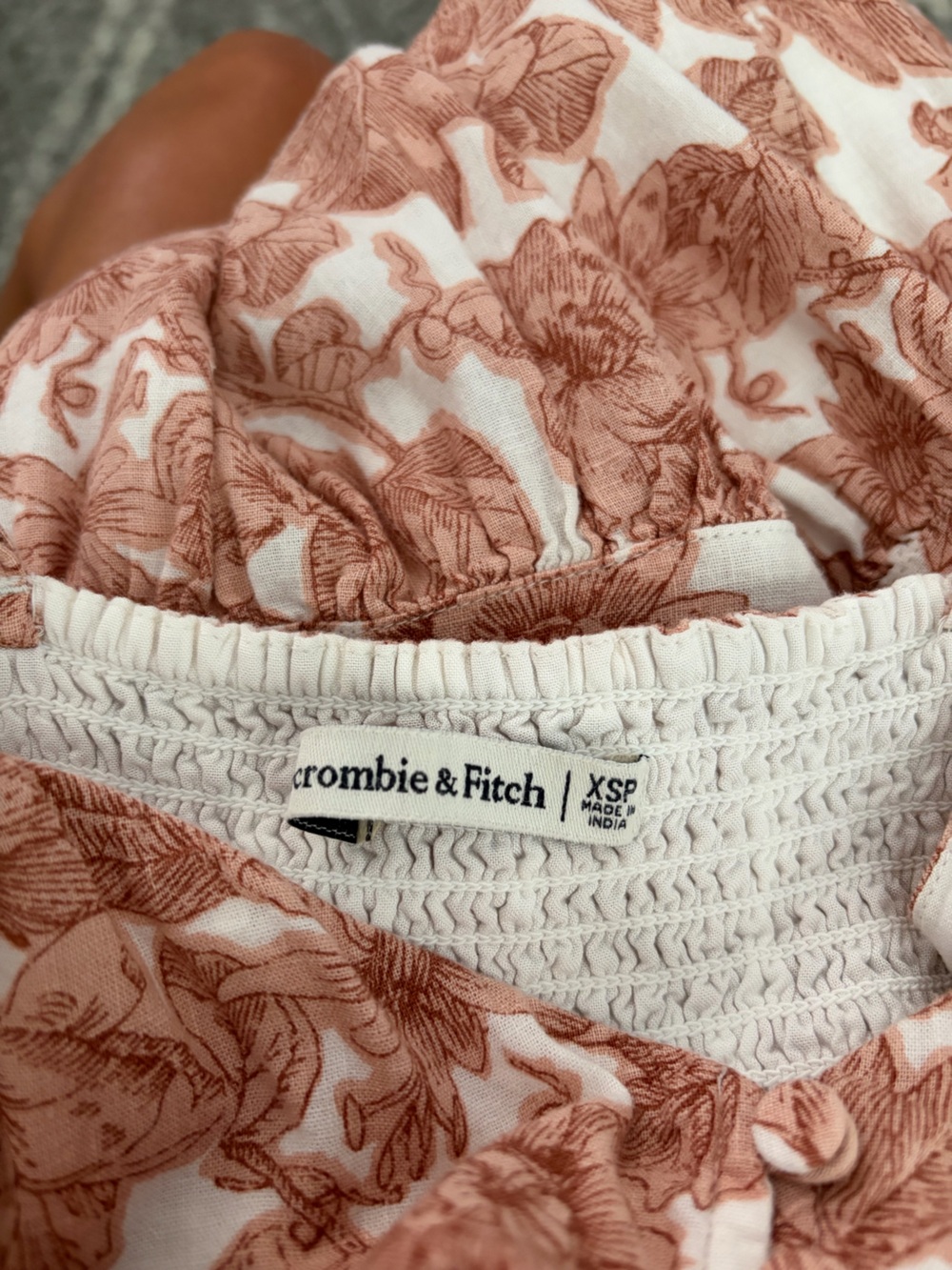 Abercrombie & Fitch Rose-Print Tiered Sundress - Picture 5 of 5